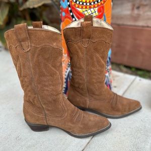 ROXY "Giddy Up" Brown Western Style Boots Women